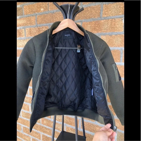 Drop Dead Blasphemy 2.0 green mesh bomber jacket in size XS. - Picture 9 of 12